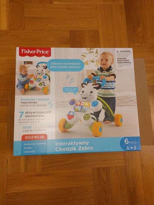 Pchacz zebra FisherPrice