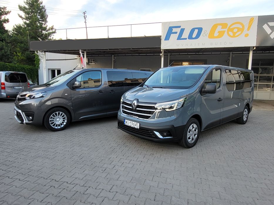 FLO&GO Wynajem busa 7/9 osób Automat! Wakacje! Polska EUROPA!