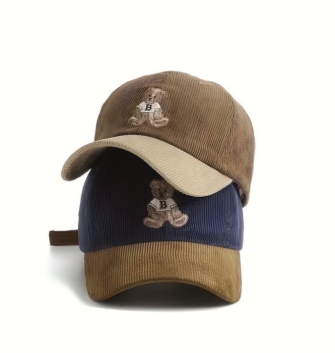 трендові  вельветові кепки мішка тедді