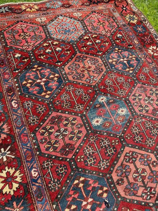 Vintage Dywan Wełniany Perski Iran Hamadan 220x135 NAJTANIEJ W POLSCE