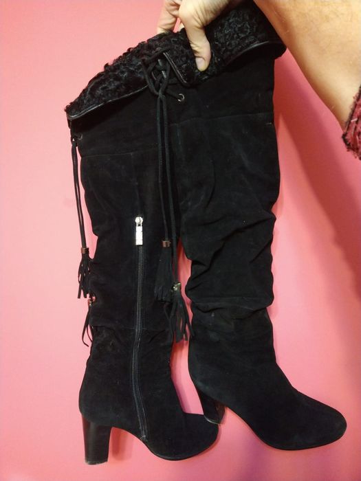 срочно!sexy Зимові мегакруті  сексі ботфорти 36 р ,35 р ,зима натур