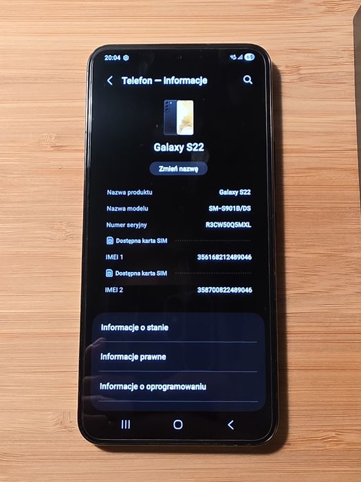 Samsung Galaxy S22 256GB Nowa Bateria Komplet