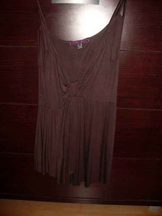 top castanho zara tamanho m