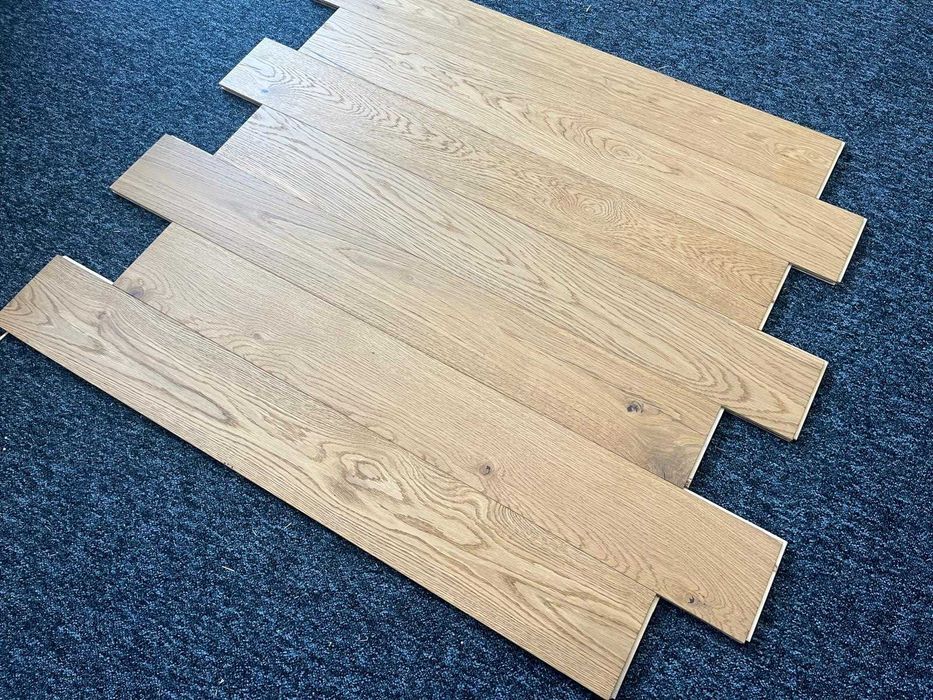 Deska dębowa 14x150x1100 klasa MIX Lakier [300 m2]