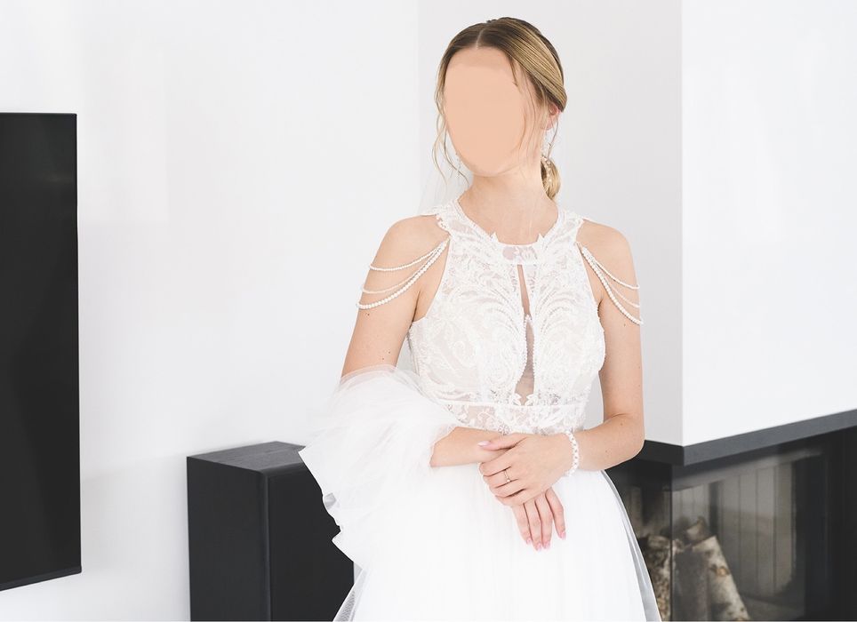 Suknia ślubna Aleksandra Szott 171cm +9cm obcas
