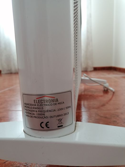 DESCIDA DE PREÇO! Aquecedor eléctrico de Mica ELECTRONIA