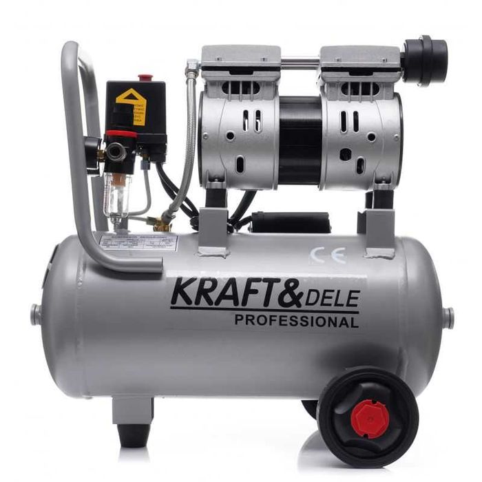 KRAFT&DELE Kompresor Bezolejowy 24l 8 Bar Sprężarka 1200w KD1395