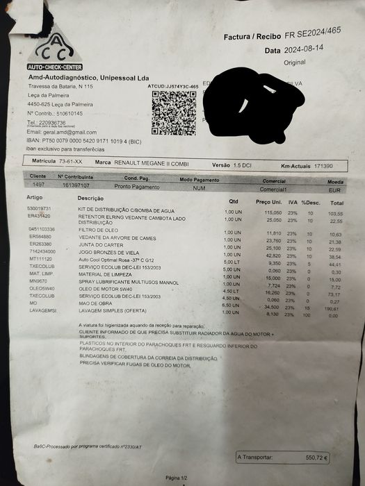 Vendo ou troco Renault Megane 1.5 dci