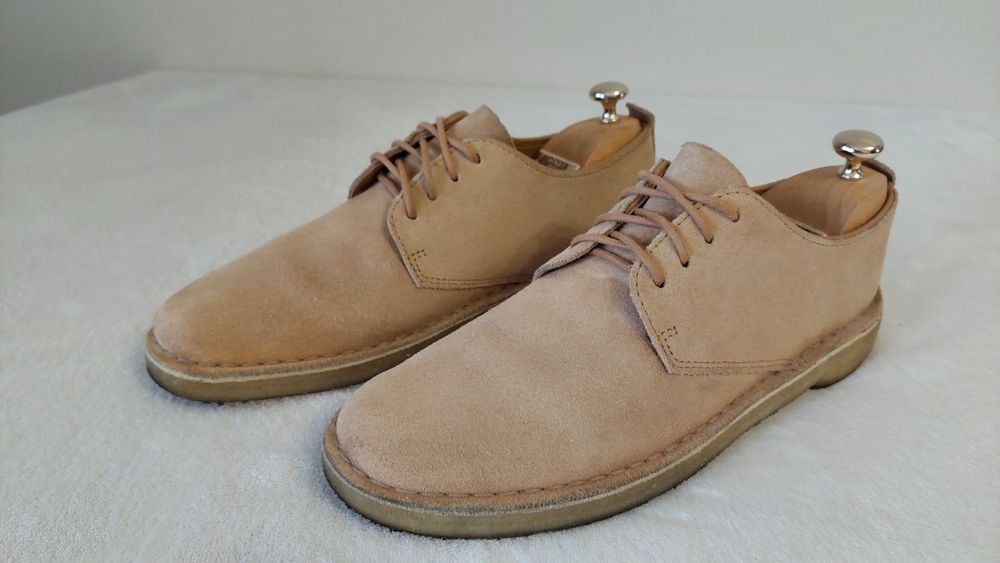 Замшевые Clarks Desert London(туфли,ботинки,кроссовки)