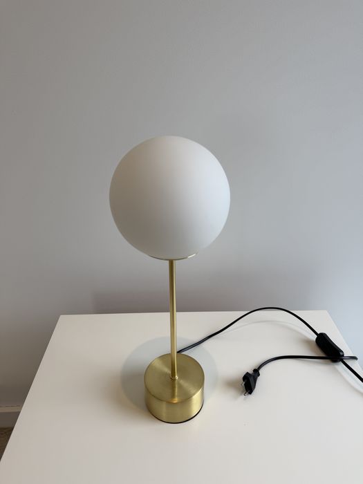 Lampa stołowa złota ok 43 cm