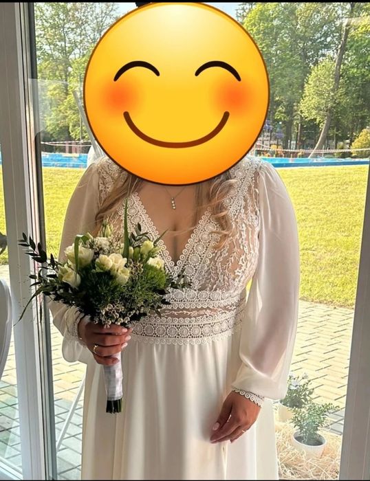 Sukienka Boho  z salonu sukien ślubnych