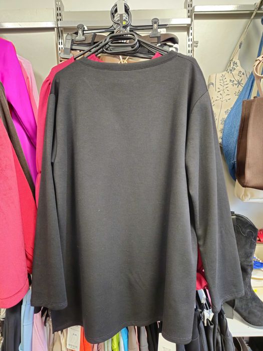 Bluza, bluzka masełko czarna miś r. Uni, Italy !!!
