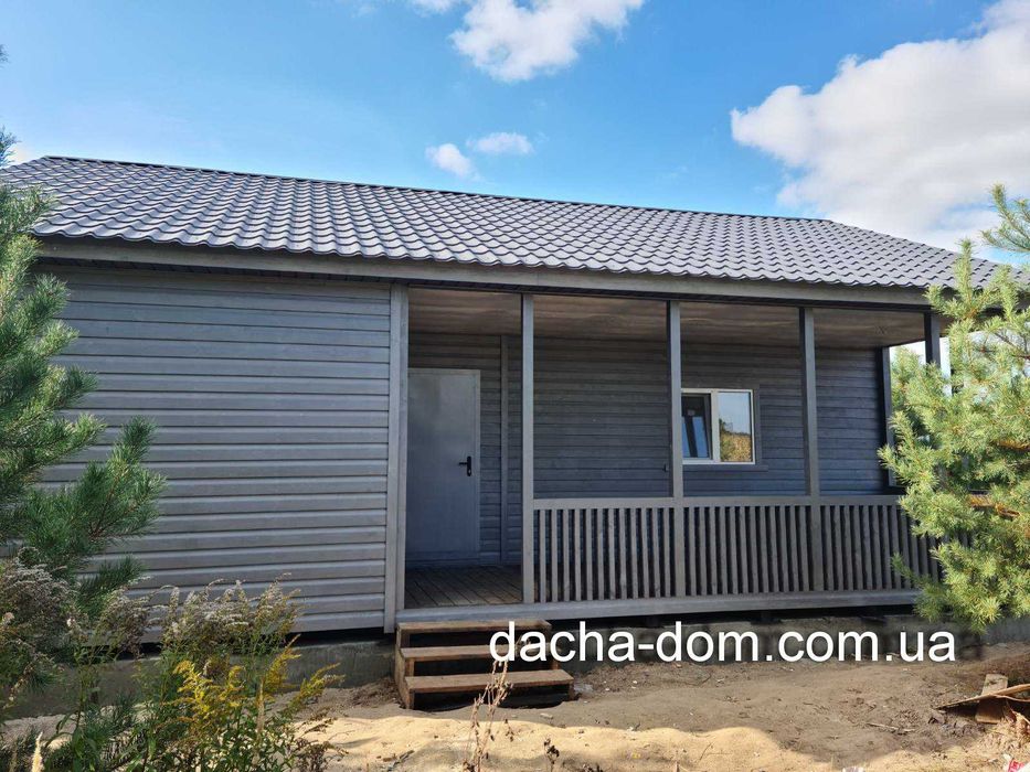 Каркасный дачный домик - эконом варианты. Без проблем.