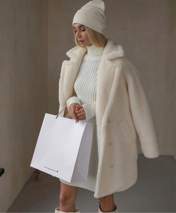 Шуба тедди зимняя alson studio