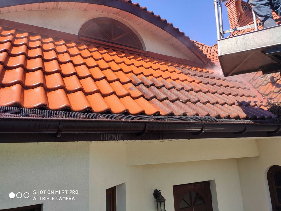 Mycie kostki brukowej Czyszczenie elewacji i dachów + impregnacja