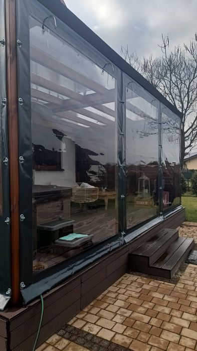 Plandeki , rolety na tarasy , altanki i wiaty