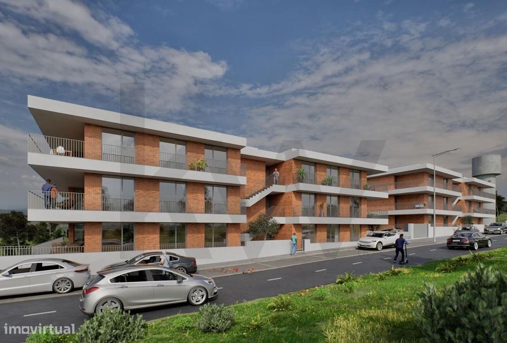Obra Nova - Apartamento T2 C/ Garagem Dupla + Jardim Privativo