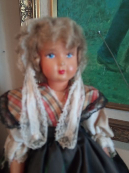 Boneca antiga celulóide