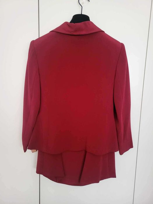 Fato Saia-Casaco Vermelho Escuro - Valentino