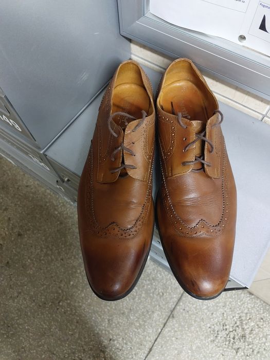 Półbuty męskie Kubarski-skóra 48r