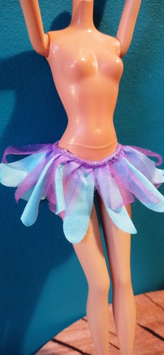 Niebiesko-fioletowa spódniczka dla lalki Barbie wróżki lub baletnicy