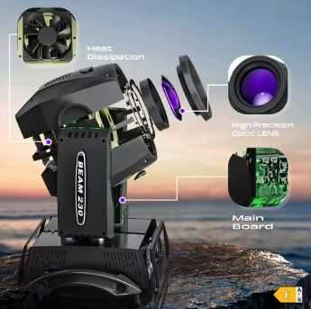 Ruchoma głowica BEAM 7R 230W Sharpy Frost Rainbow Triple Prism DJ