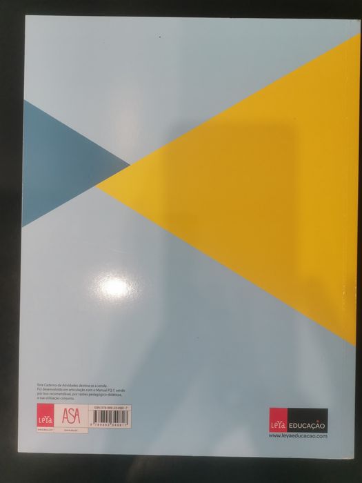 Caderno de atividades, FQ7, Físico Química, 7 ano