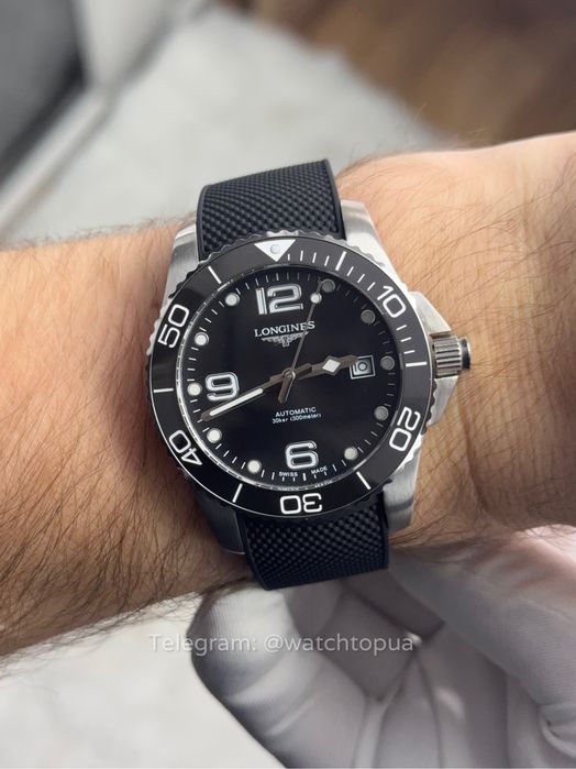 Годинник Longines HydroConquest Black