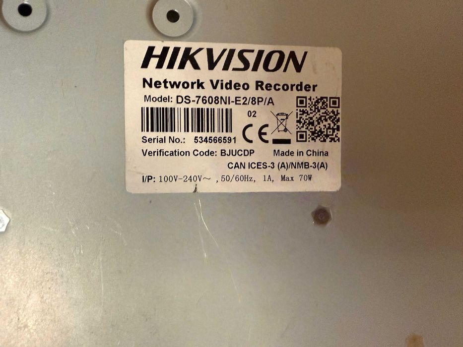 HikVision - gotowy zestaw do monitoringu - Rejestrator + 6 kamer