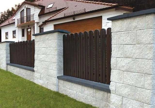 Ogrodzenie, bloczek, Pustak łupany, betonowy DREWBET transport gratis!