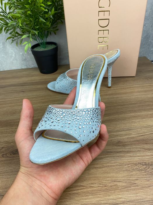 Gedebe Gigi 80 Denim r. 38 – luksusowe jeansowe szpilki