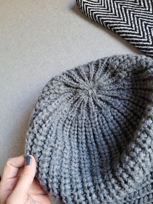 Czapka wełna/moher/akryl