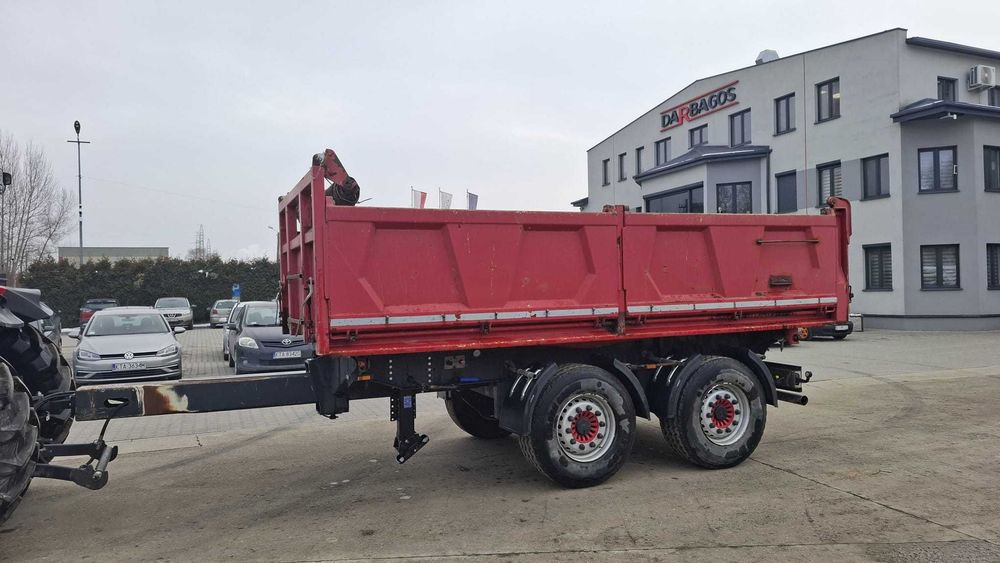Przyczepa tandem Zasław D.664.04 | 2010 r. | SAF | Trójstronny wywrot