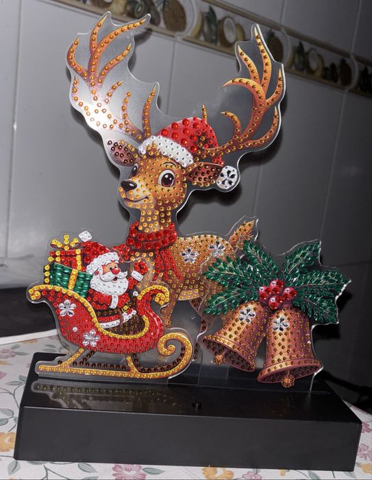 Decoração de natal com luz