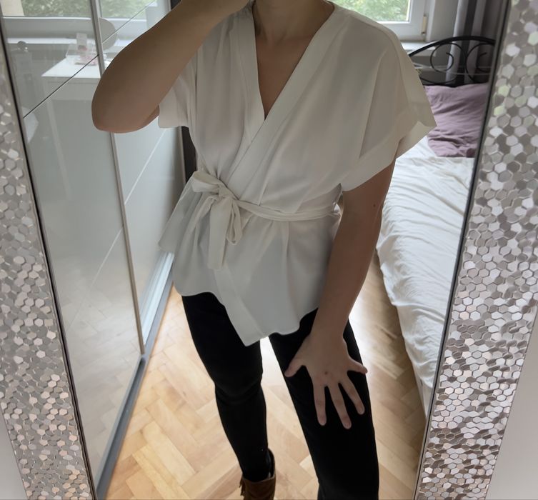 Biała elegancka bluzka asos