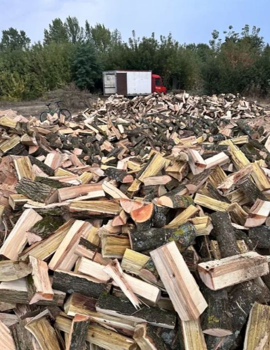 Дрова. Безкоштовна доставка. Вільха, берёза, граб, дуб. 12-15 ск.м