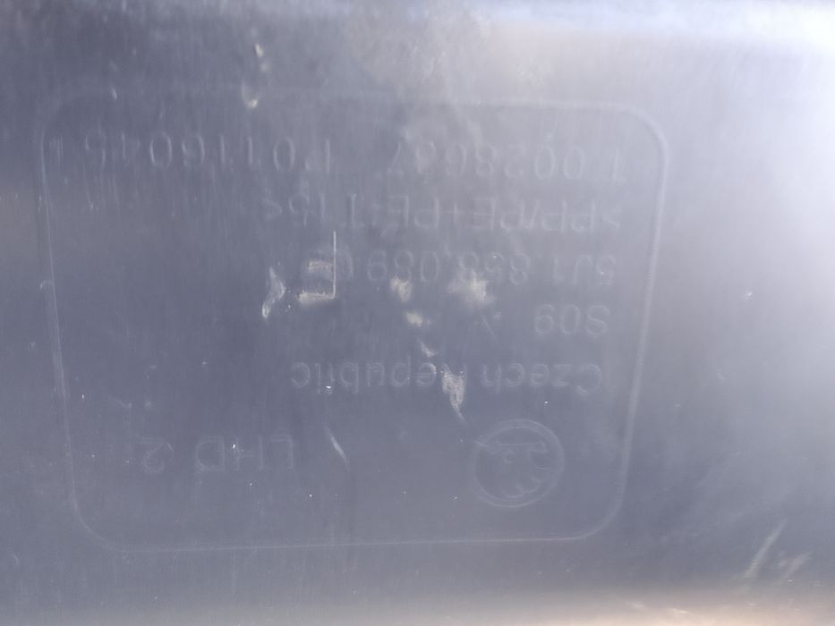 Kosz radia 2 DIN Skoda Fabia 2 lift, 5J1 858.089