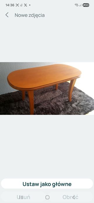 Ława kawowa
Nieużywana czeka na no