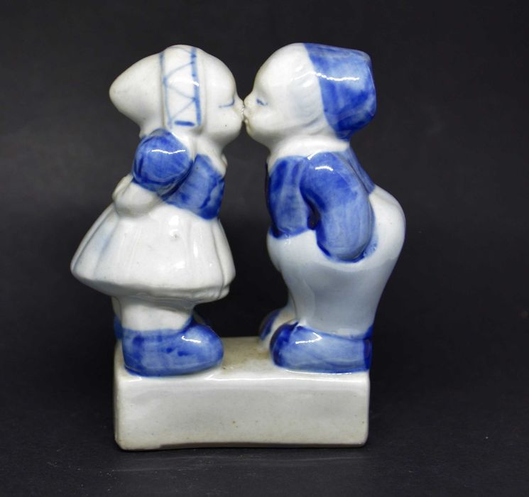 Ceramiczna Figurka Holenderski Buziak 10 cm Vintage