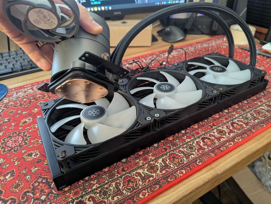 Водяне охолодженя СРО Silverstone IceMyst 420. AM5/4 LGA 1700/1851