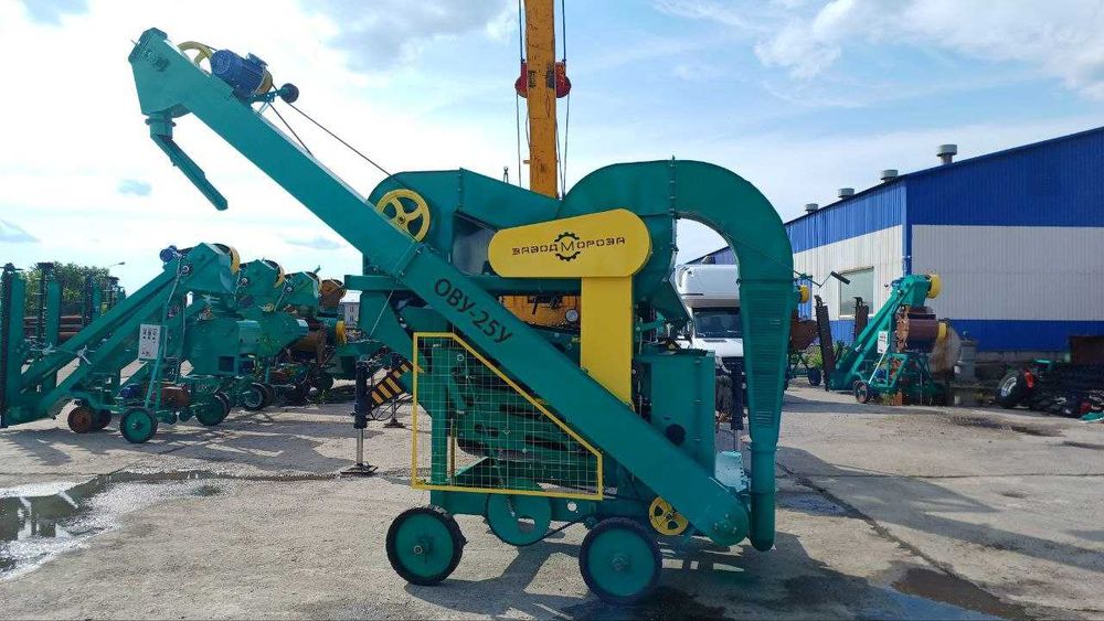 ОВС-25, Очисник вороху, віялка стаціонарна, зерноочистительная машина