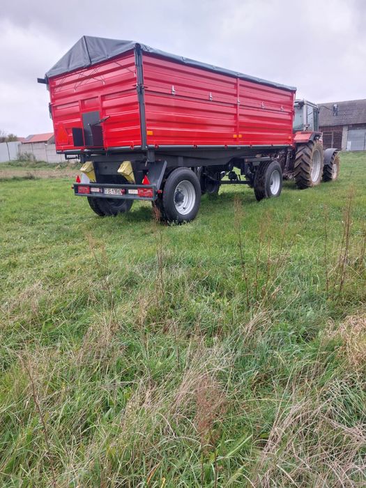 ITAS  przyczepa rolnicza DMC 18T (TON) wywrot na kulach 3str LED