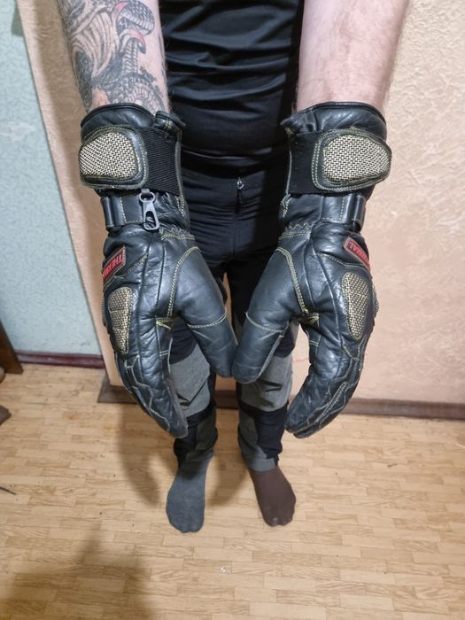 Кожаные мотоперчатки Dynamic  leathers