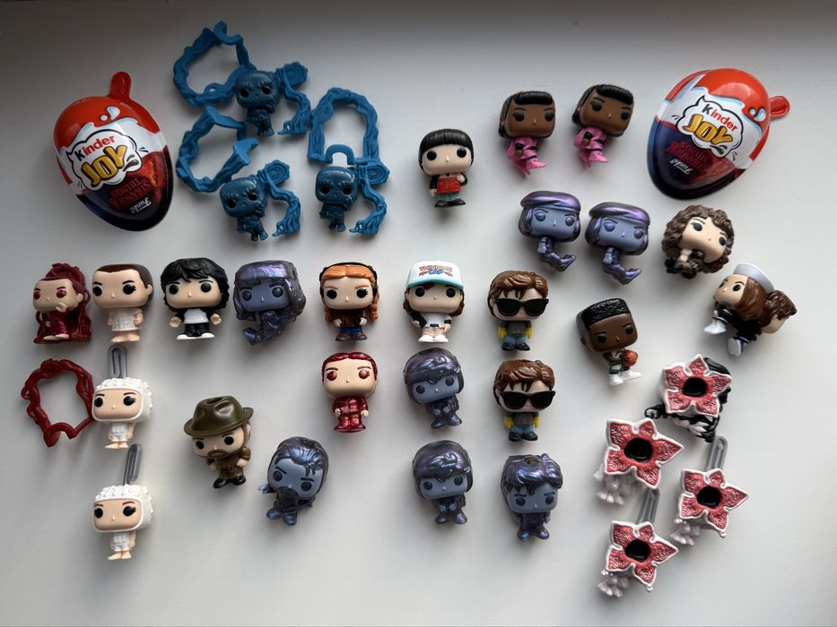 Фігурки дивні дива кіндер, stranger things kinder