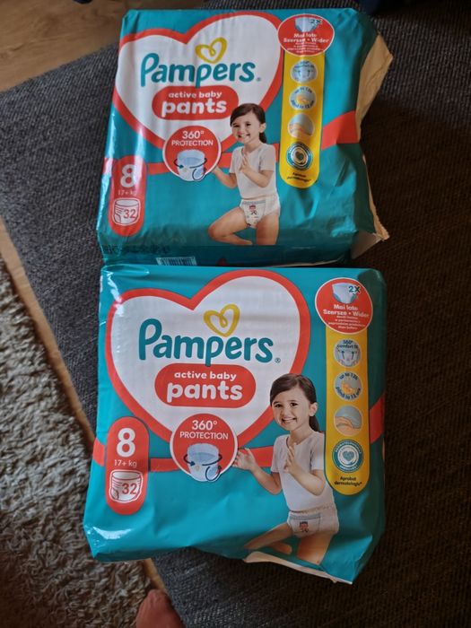 Sprzedam dwie paczki pieluch pants 8
