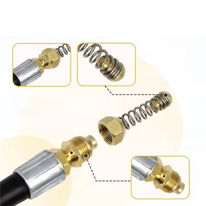 Wąż Wysokociśnieniowy 15M 155bar z Dyszą Mosiężną | do Karcher K1–K7