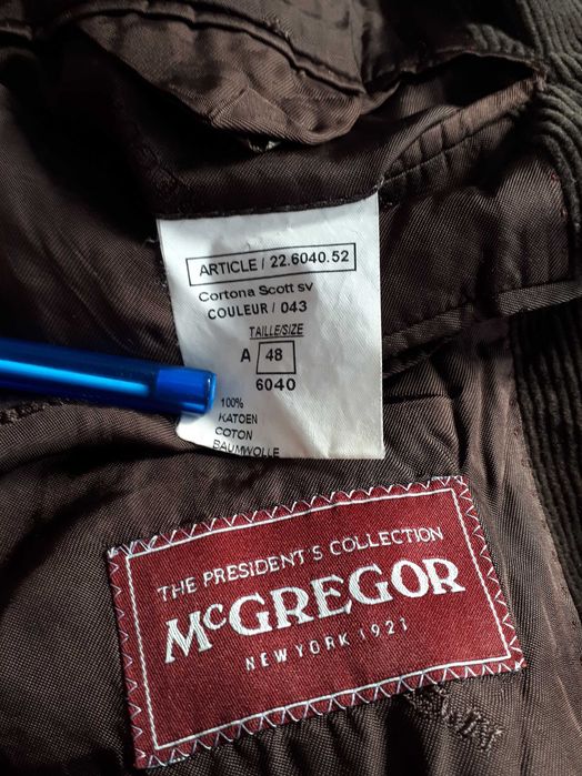 Marynarka sztruksowa męska r.48/M  McGregor