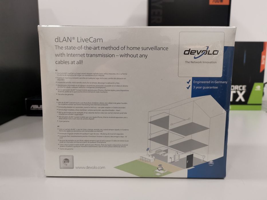 Câmera video vigilância Livecam Devolo