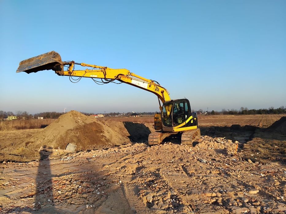 Usługi koparką, pracę ziemne, wykopy, wyburzenia