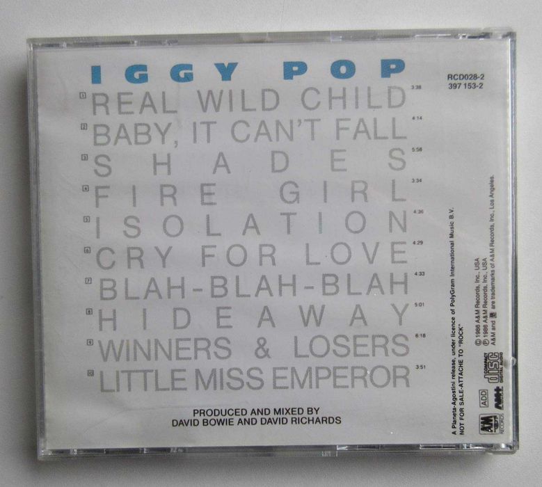 IGGY POP - Blah-Blah-Blah (CD)